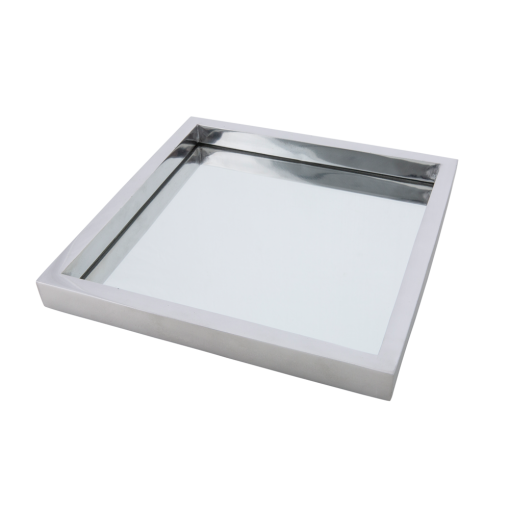 Bandeja quadrada com espelho