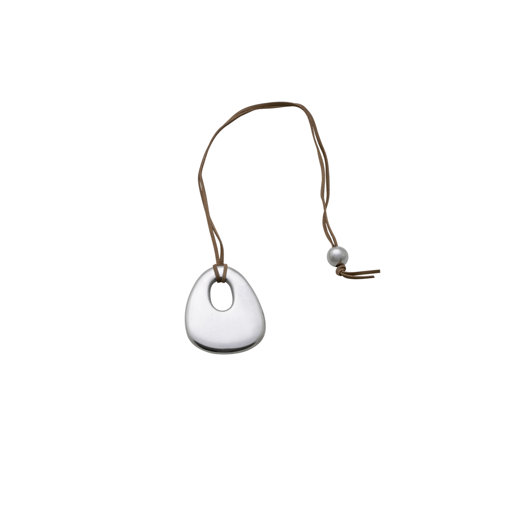 Colar cordão triangular